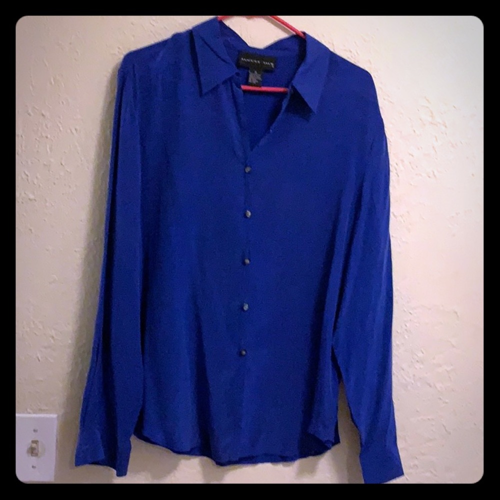 August Silk Blouse